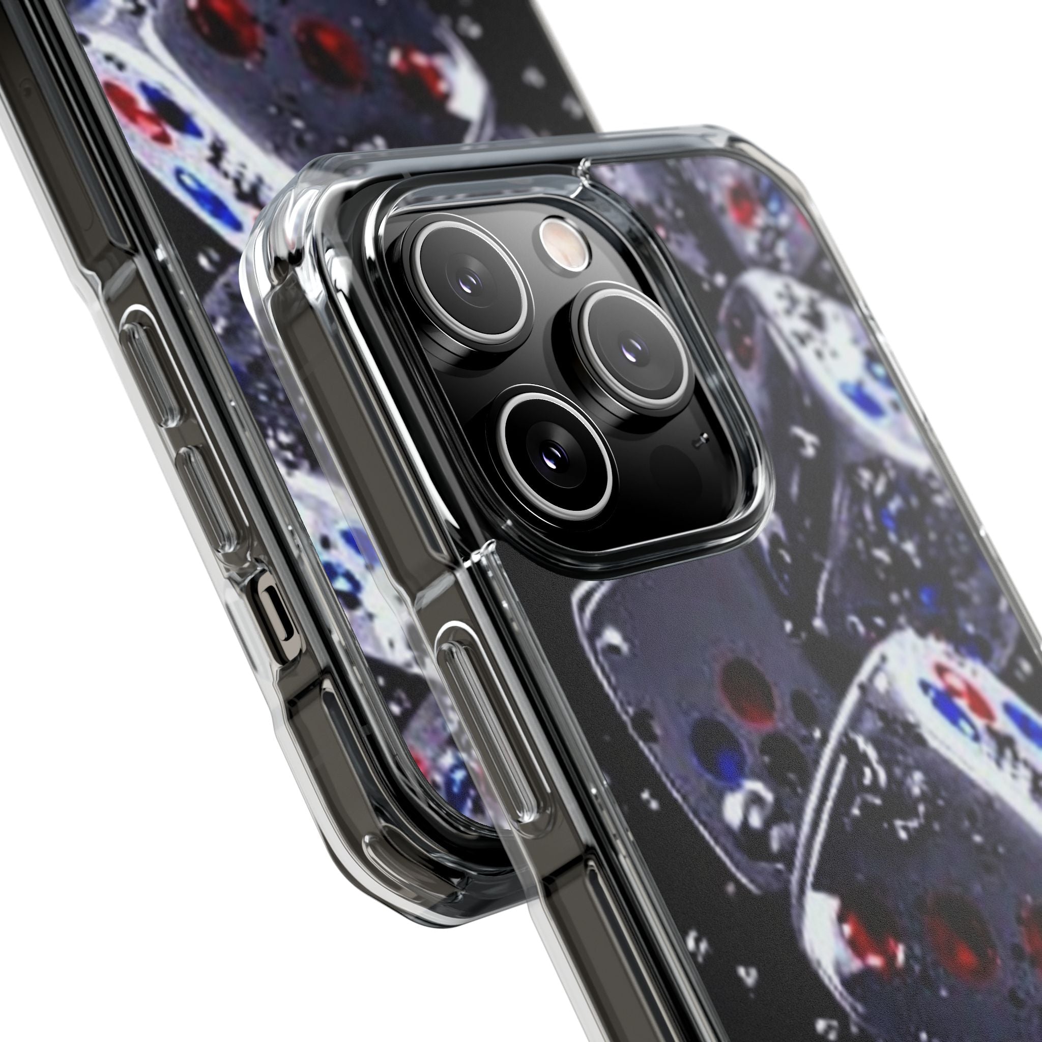 Gravity Drop Dice Clear iPhone Case