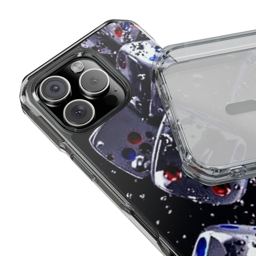 Gravity Drop Dice Clear iPhone Case