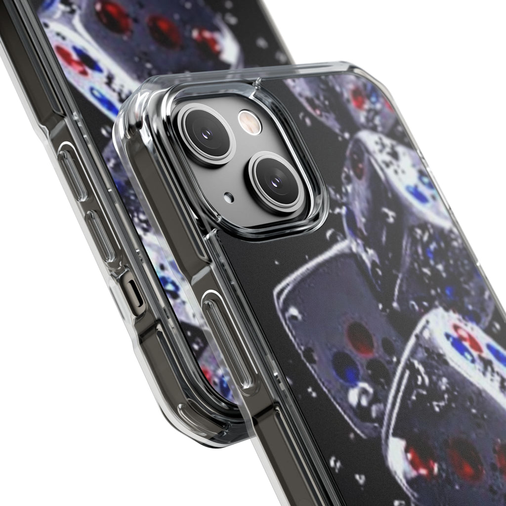 Gravity Drop Dice Clear iPhone Case