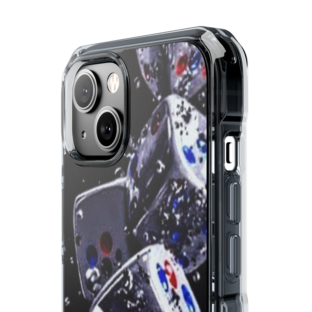 Gravity Drop Dice Clear iPhone Case