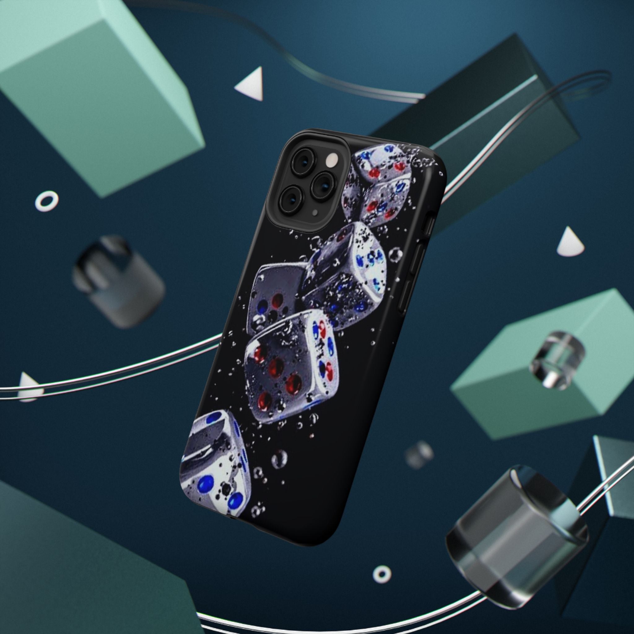 Gravity Drop Dice Collection/Signature Capture Tech Series Impact-Resistant Phone Case