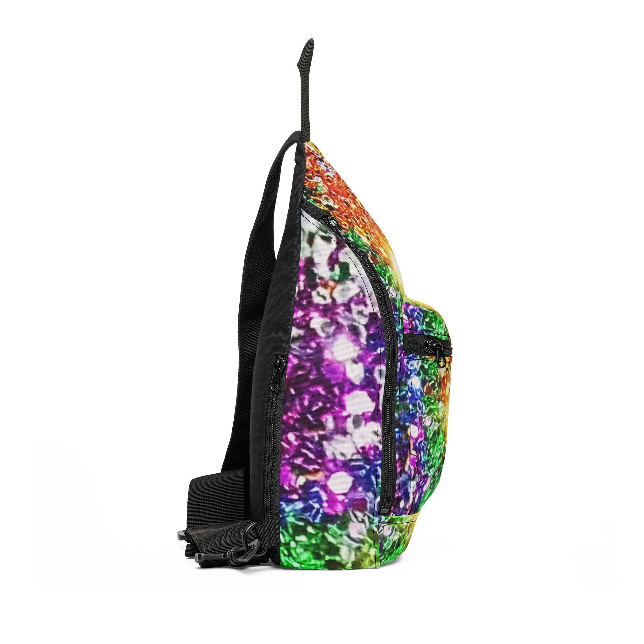 Shine Collection Sling Bag – Vibrant Abstract Festival Crossbody