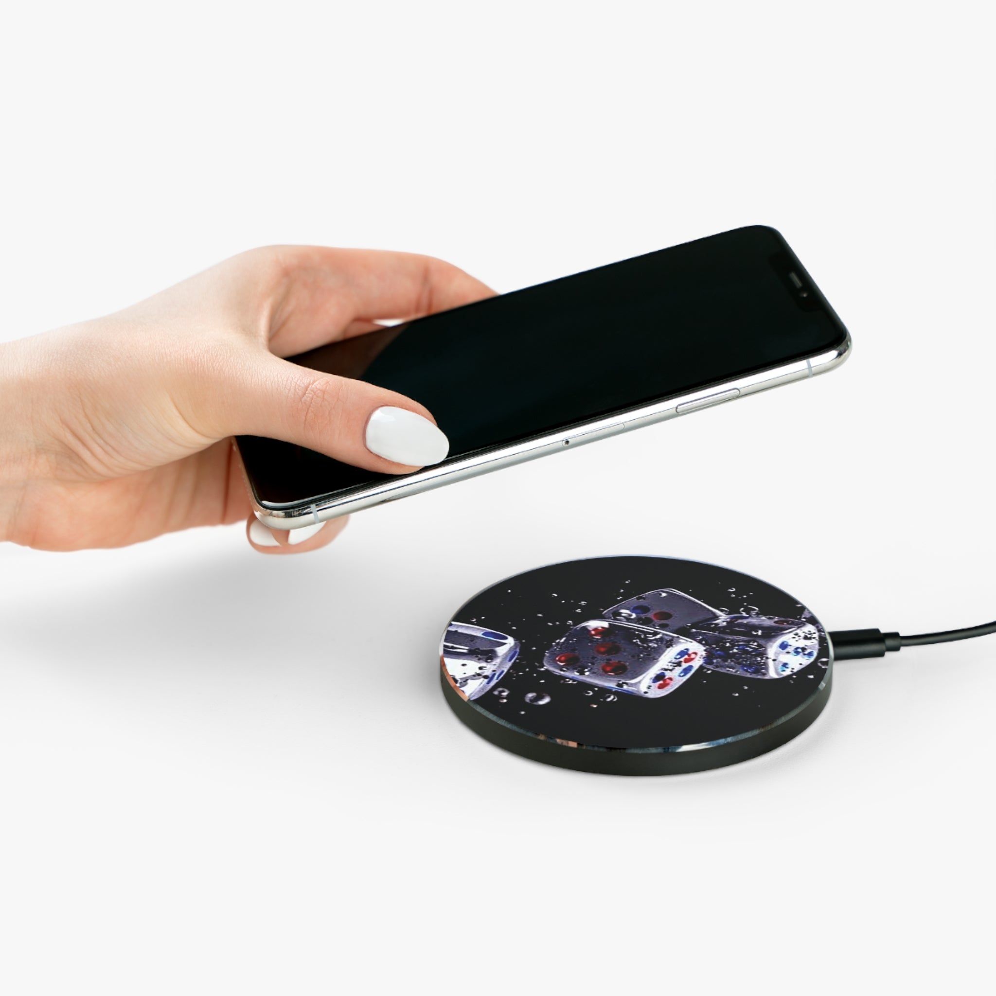 Gravity Drop Dice Wireless Charging Pad