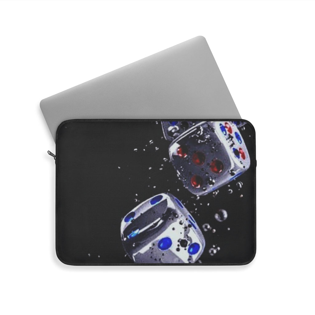 Gravity Drop Dice Laptop Sleeve