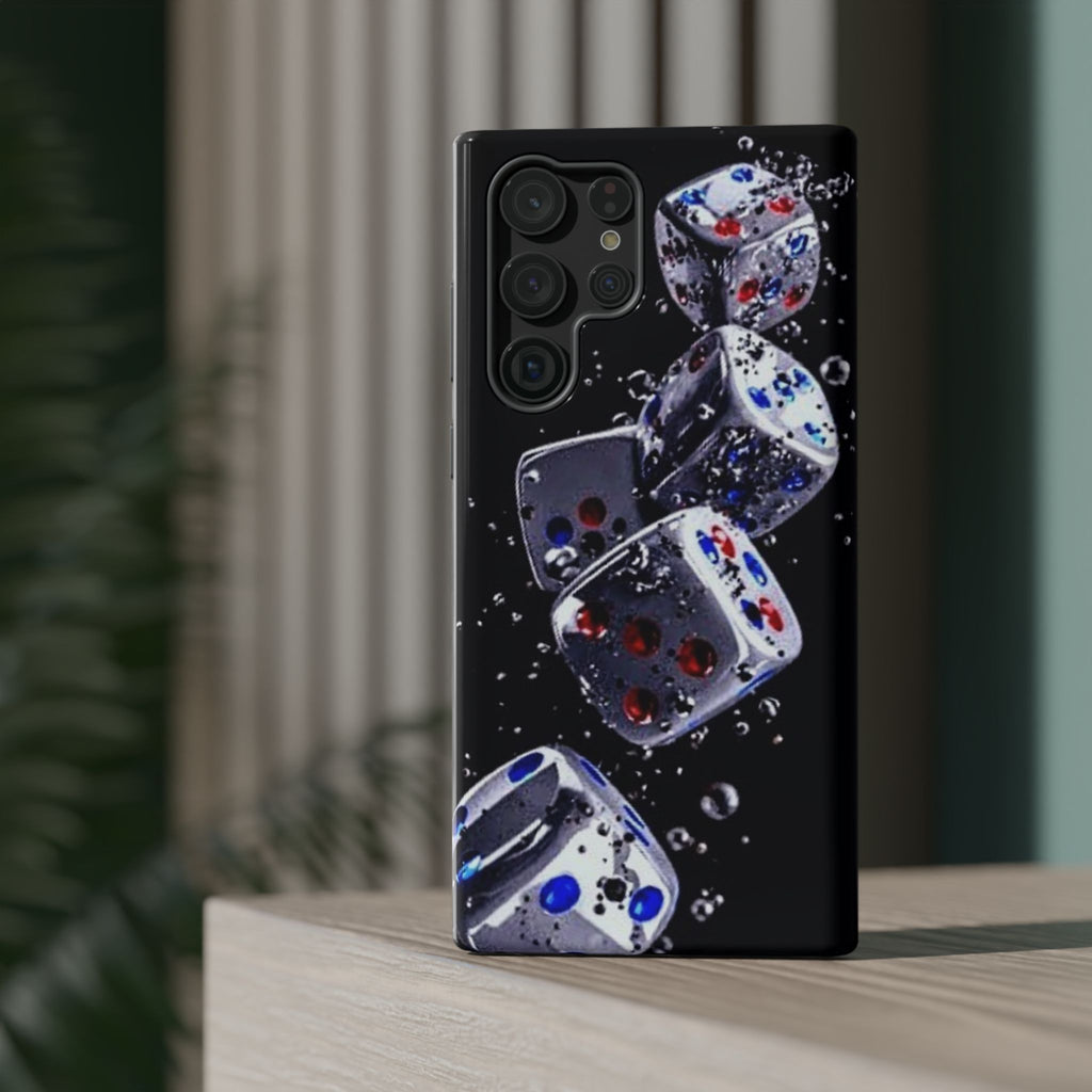 Gravity Drop Dice Collection/Signature Capture Tech Series Impact-Resistant Phone Case