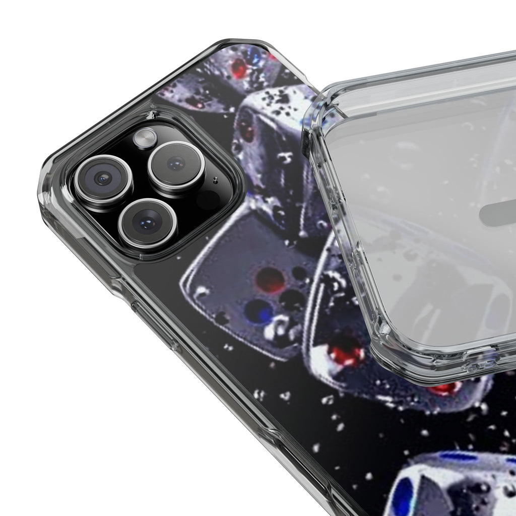 Gravity Drop Dice Clear iPhone Case