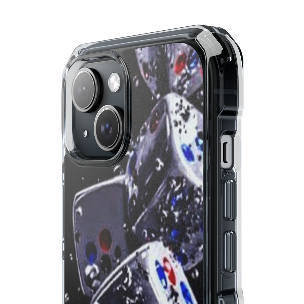 Gravity Drop Dice Clear iPhone Case