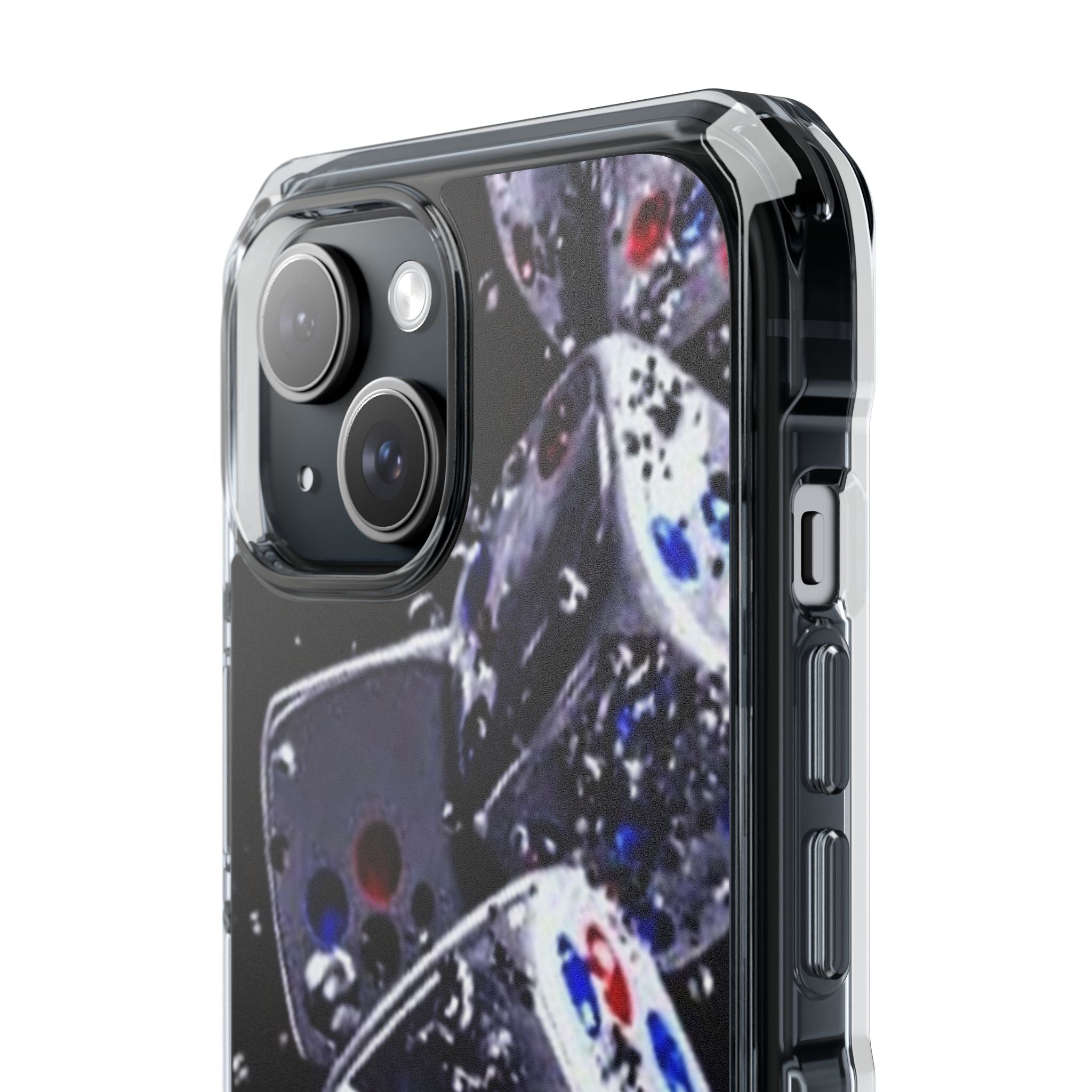 Gravity Drop Dice Clear iPhone Case