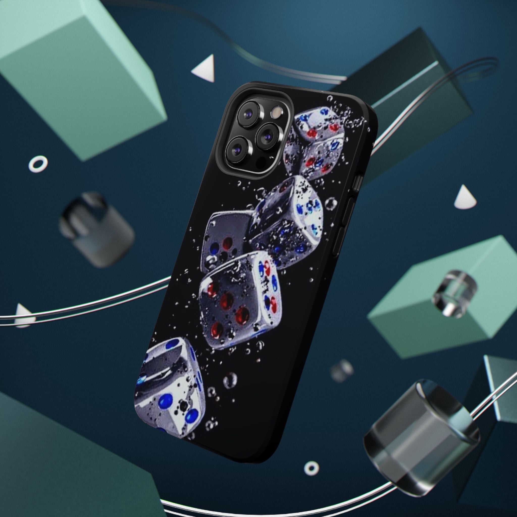 Gravity Drop Dice Collection/Signature Capture Tech Series Impact-Resistant Phone Case