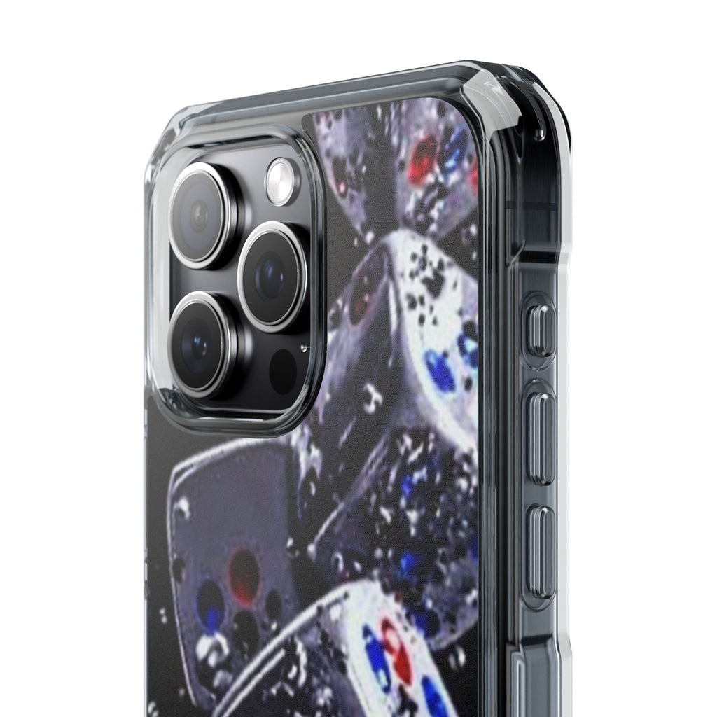Gravity Drop Dice Clear iPhone Case