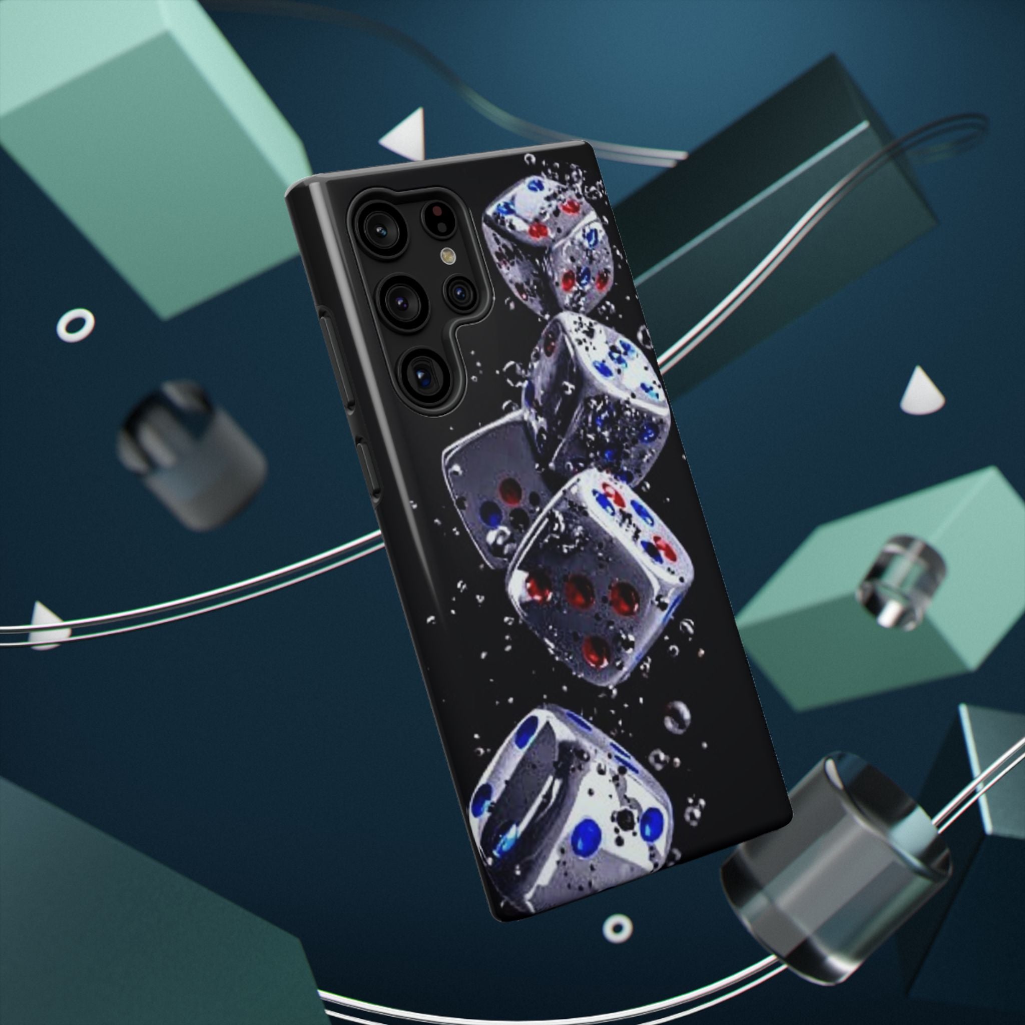 Gravity Drop Dice Collection/Signature Capture Tech Series Impact-Resistant Phone Case