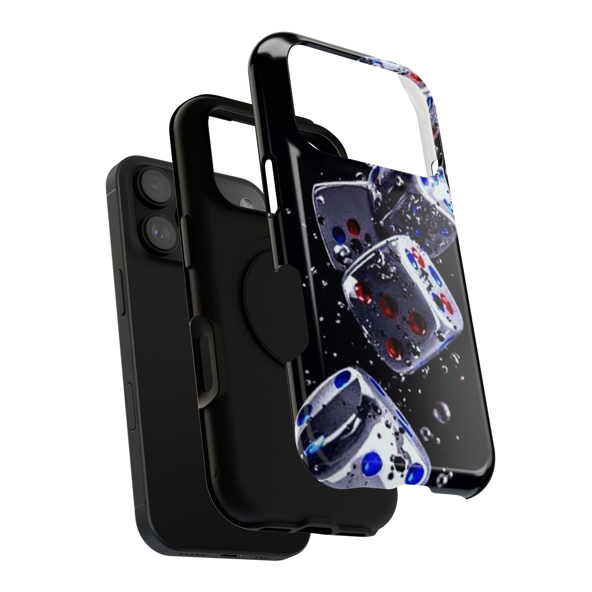 Gravity Drop Dice Collection/Signature Capture Tech Series Impact-Resistant Phone Case
