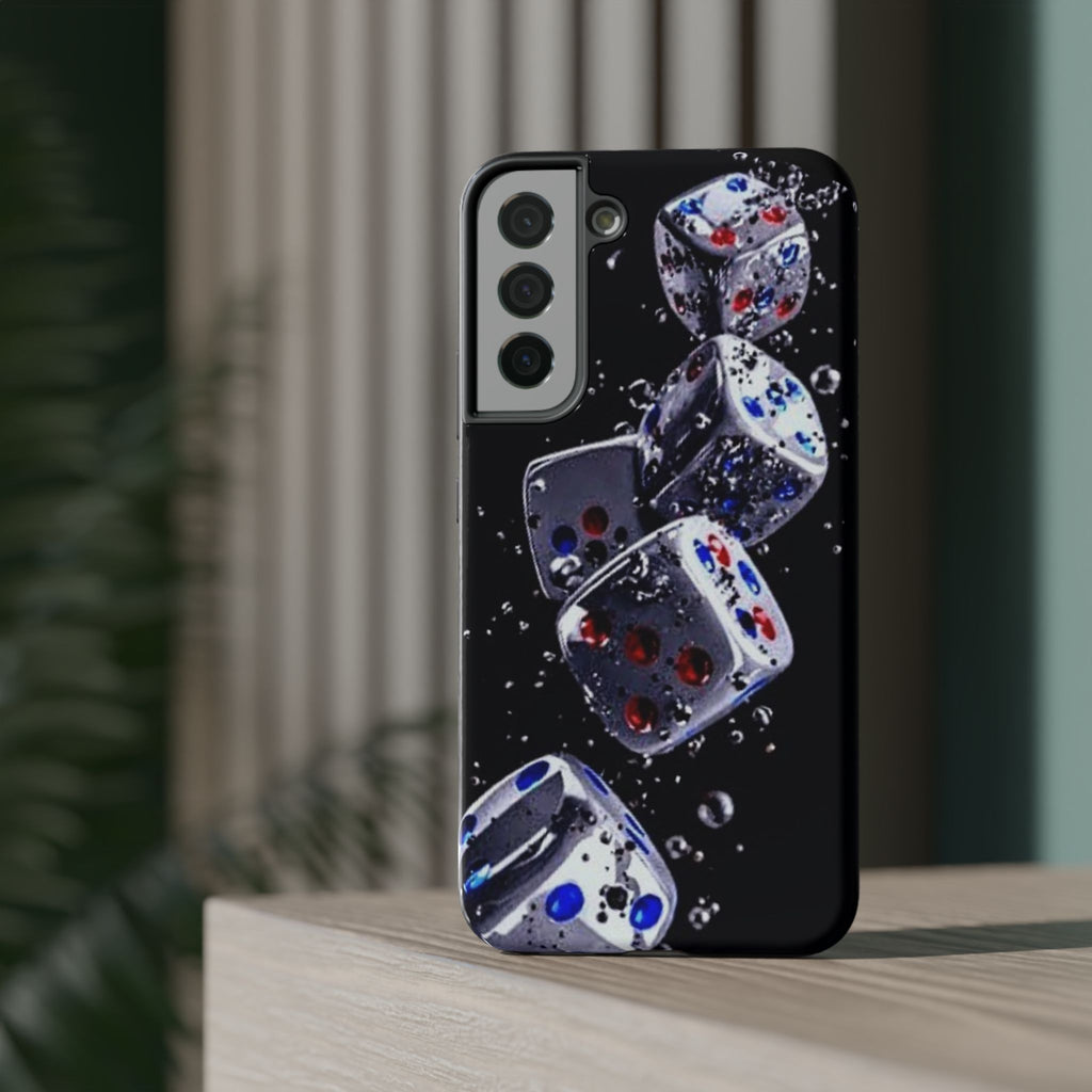 Gravity Drop Dice Collection/Signature Capture Tech Series Impact-Resistant Phone Case