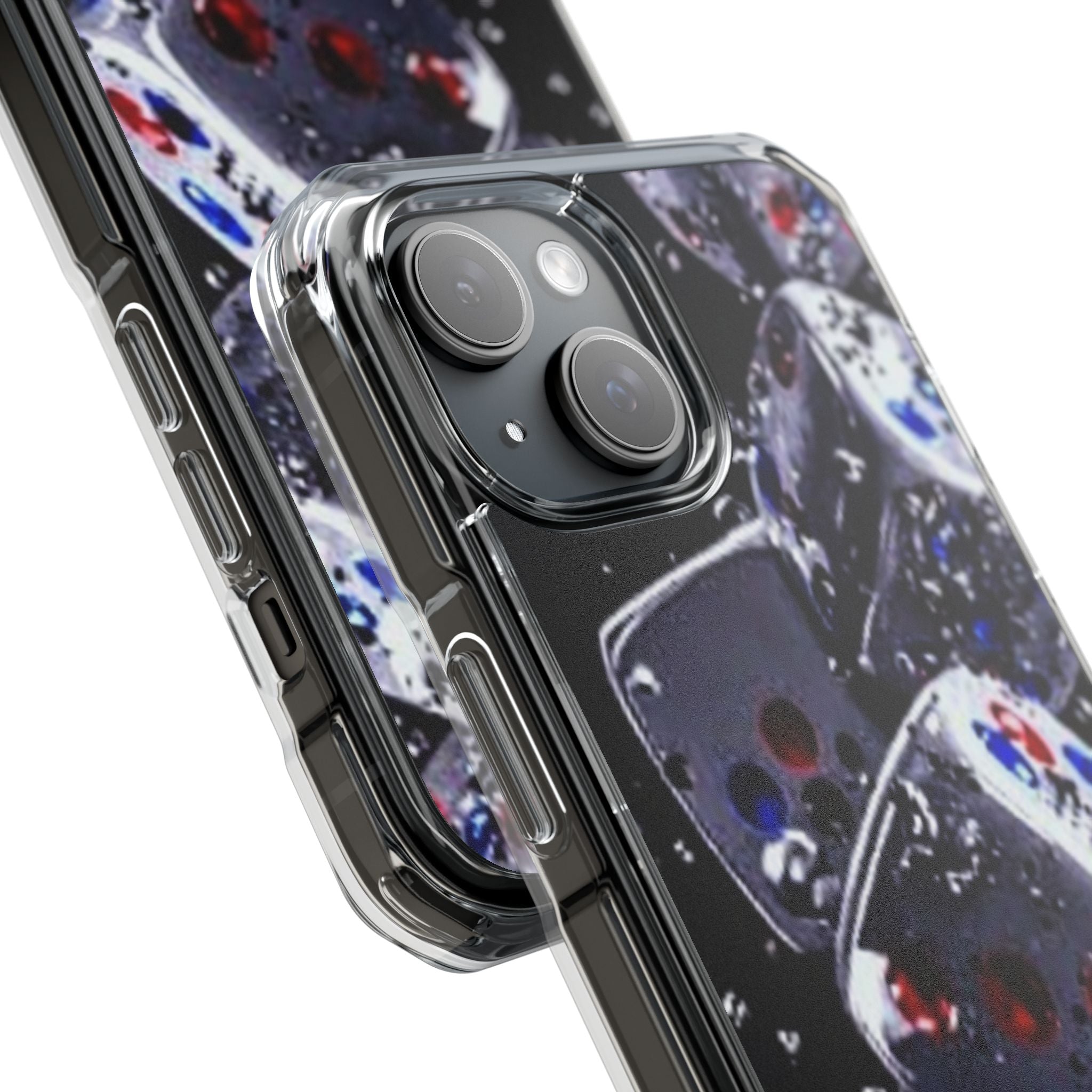 Gravity Drop Dice Clear iPhone Case