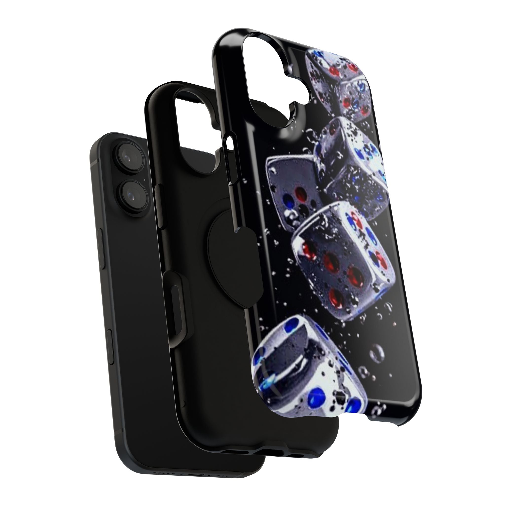 Gravity Drop Dice Collection/Signature Capture Tech Series Impact-Resistant Phone Case