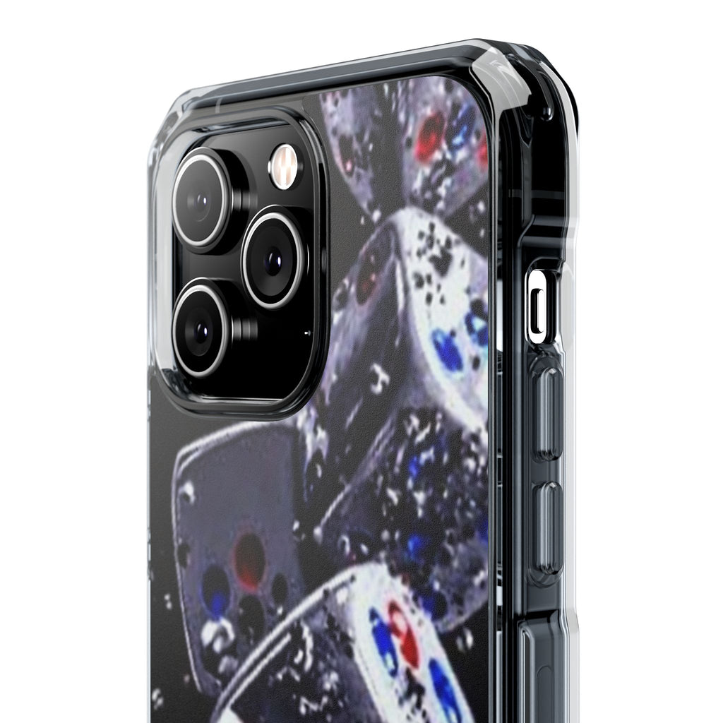 Gravity Drop Dice Clear iPhone Case