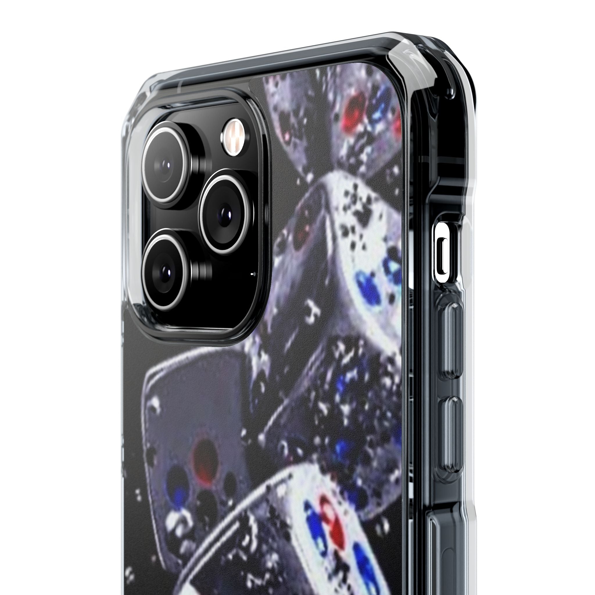 Gravity Drop Dice Clear iPhone Case