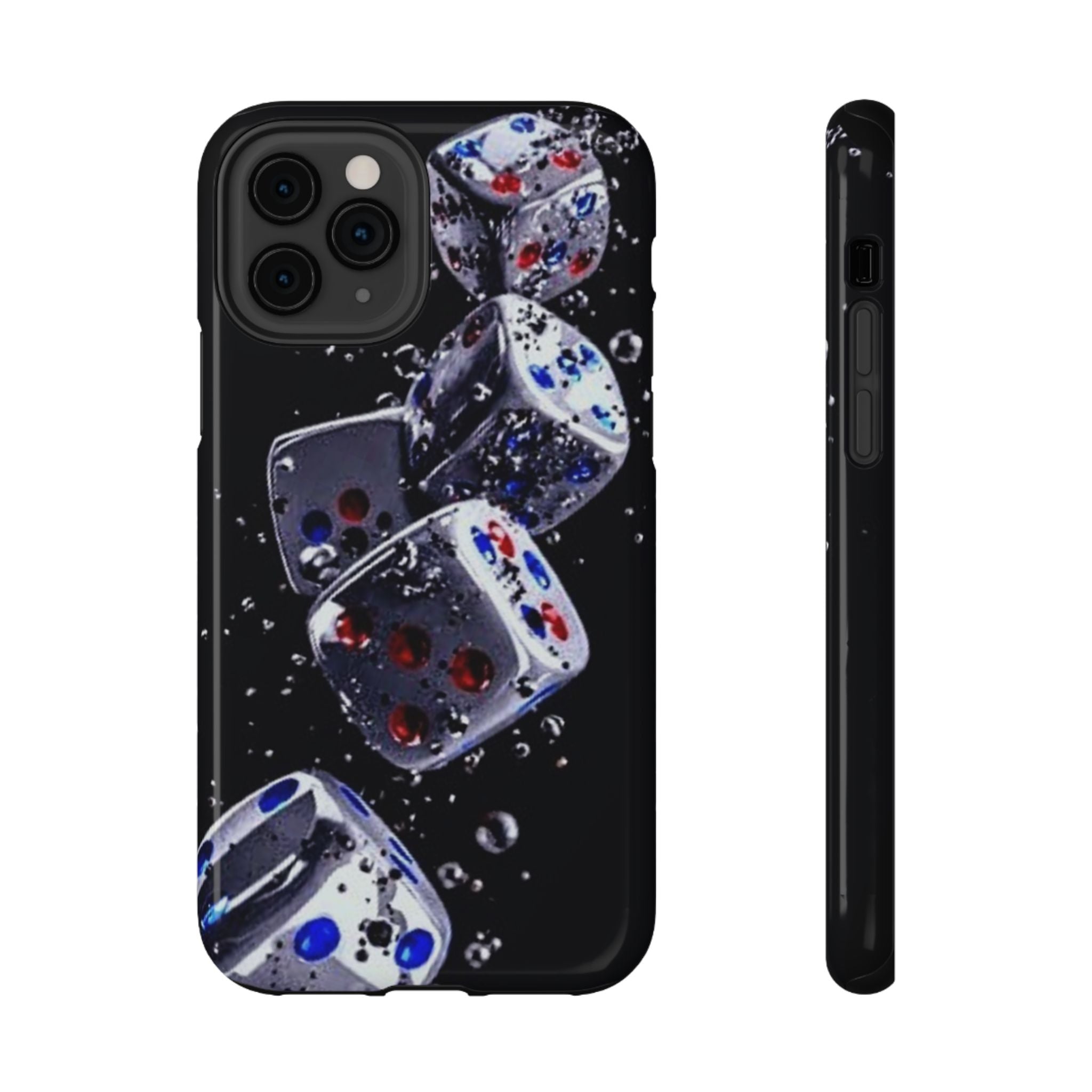Gravity Drop Dice Collection/Signature Capture Tech Series Impact-Resistant Phone Case