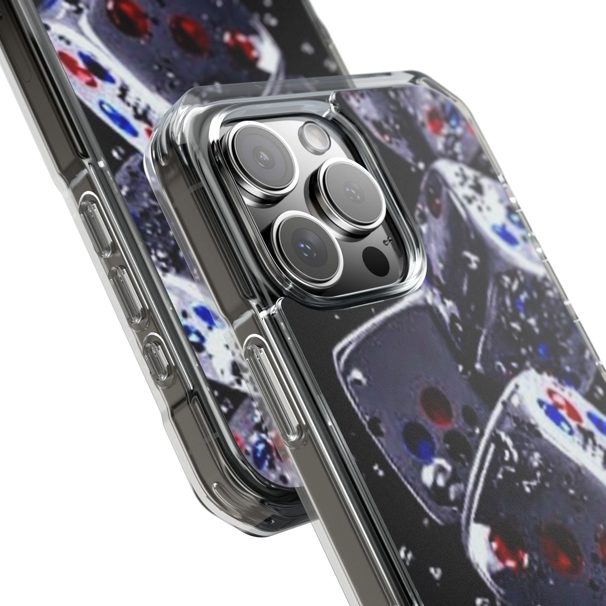 Gravity Drop Dice Clear iPhone Case