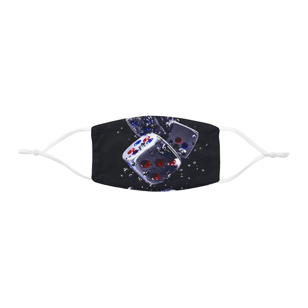 Gravity Drop Dice Collection Face Mask — Casino Gaming Polyester Mask