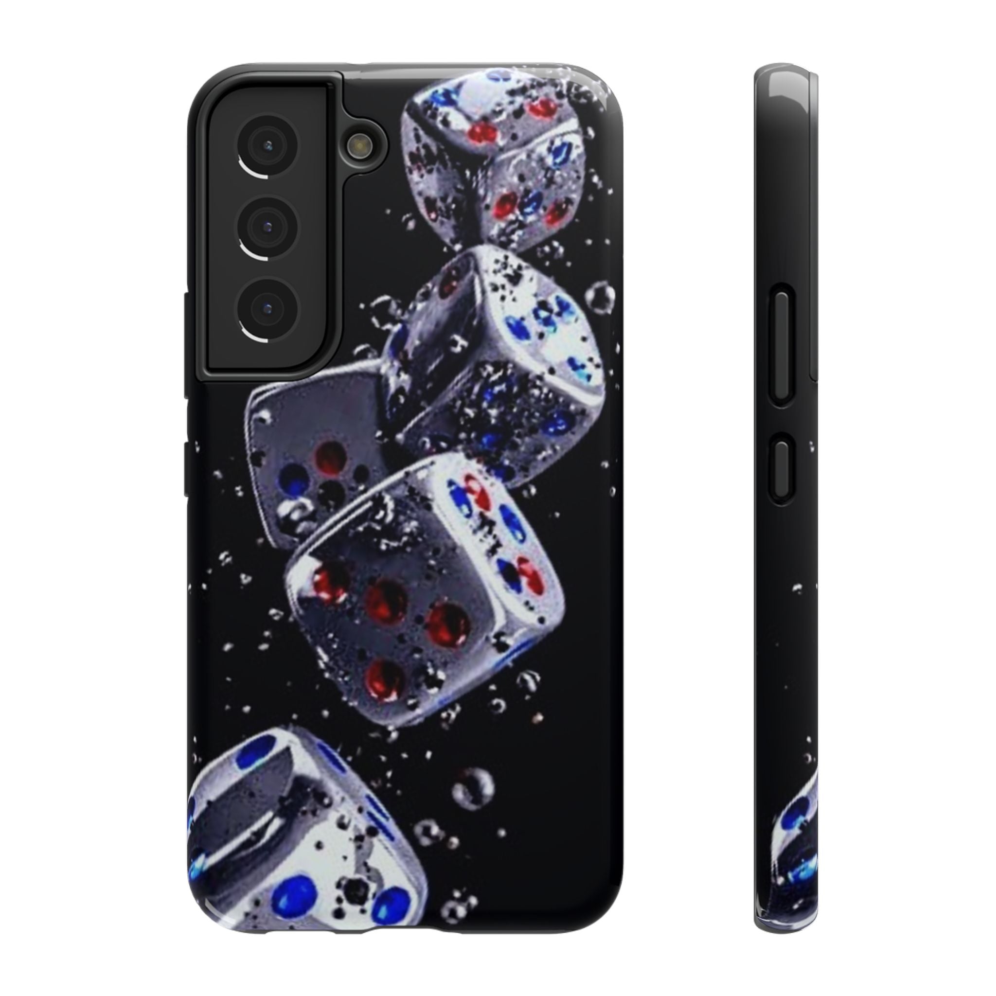 Gravity Drop Dice Collection/Signature Capture Tech Series Impact-Resistant Phone Case