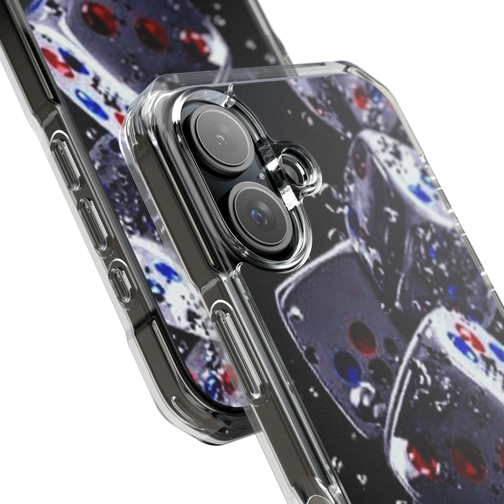 Gravity Drop Dice Clear iPhone Case