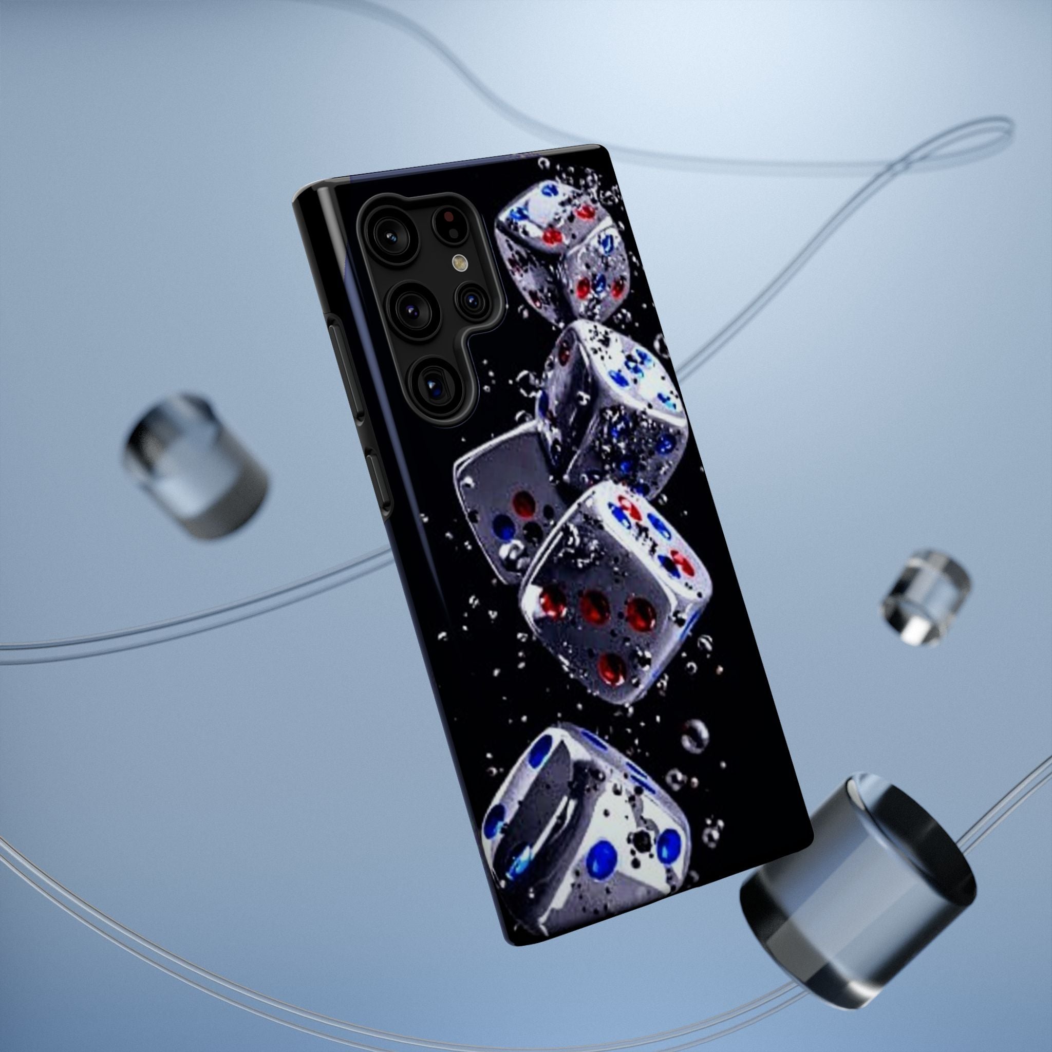 Gravity Drop Dice Collection/Signature Capture Tech Series Impact-Resistant Phone Case