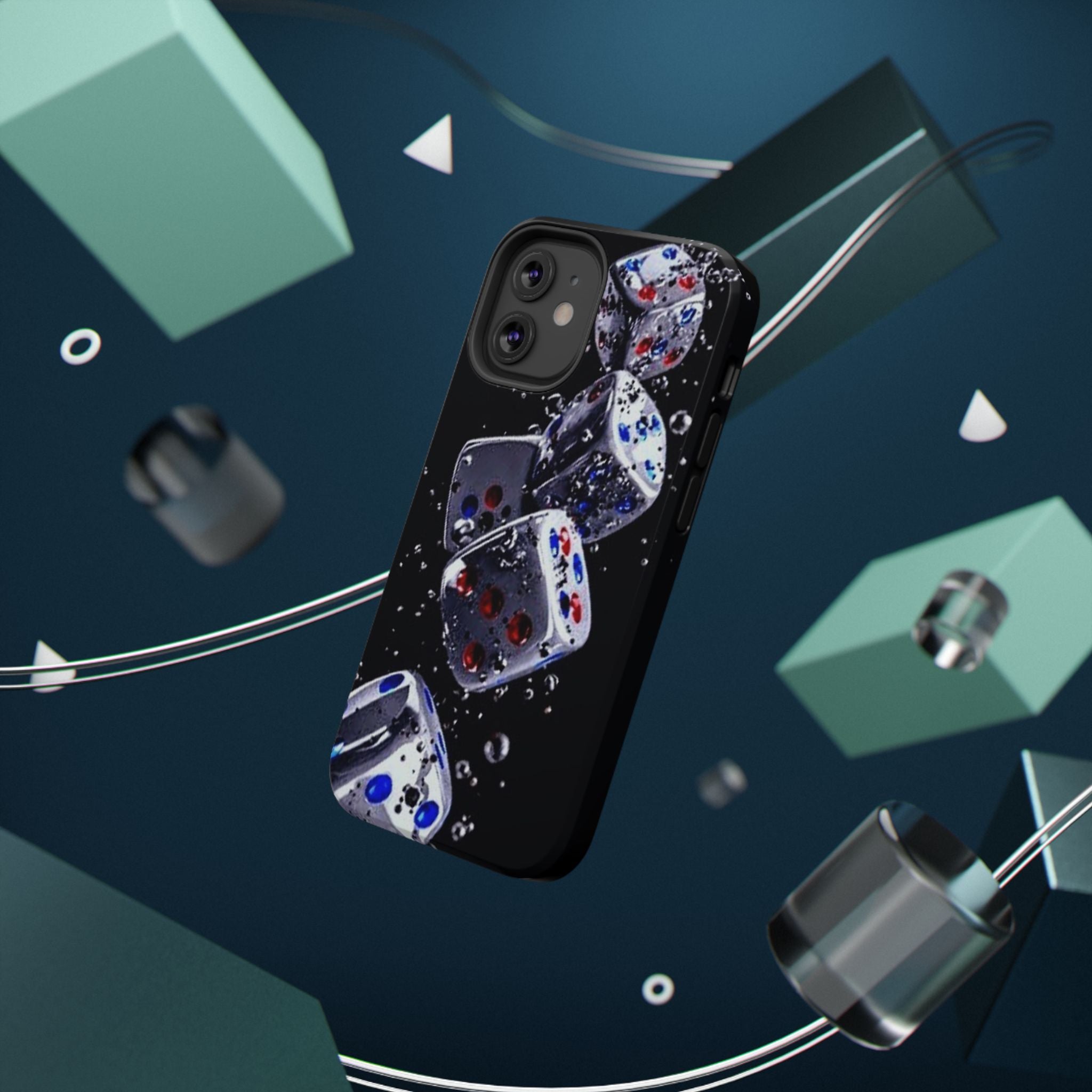 Gravity Drop Dice Collection/Signature Capture Tech Series Impact-Resistant Phone Case