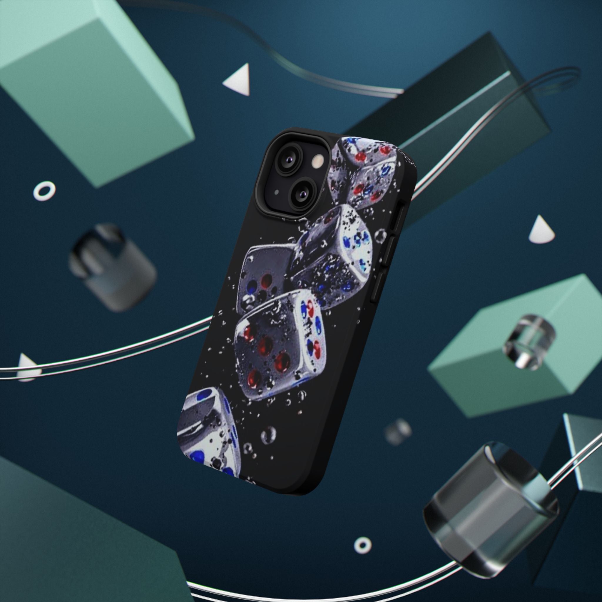 Gravity Drop Dice Collection/Signature Capture Tech Series Impact-Resistant Phone Case