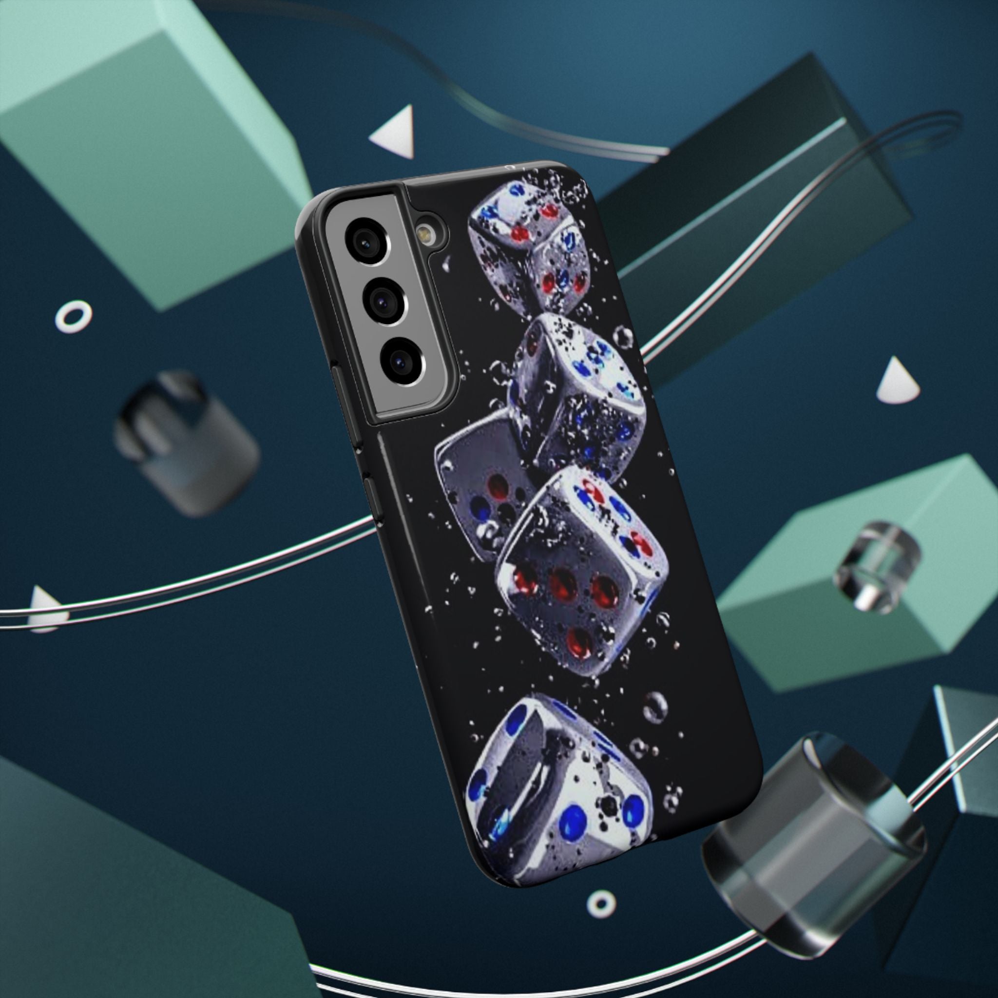 Gravity Drop Dice Collection/Signature Capture Tech Series Impact-Resistant Phone Case