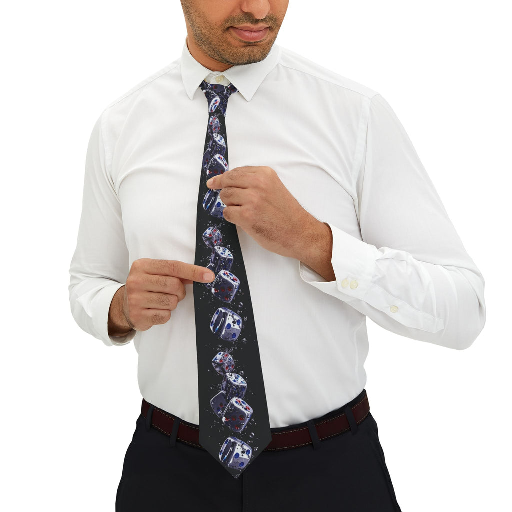 Gravity Drop Dice Necktie