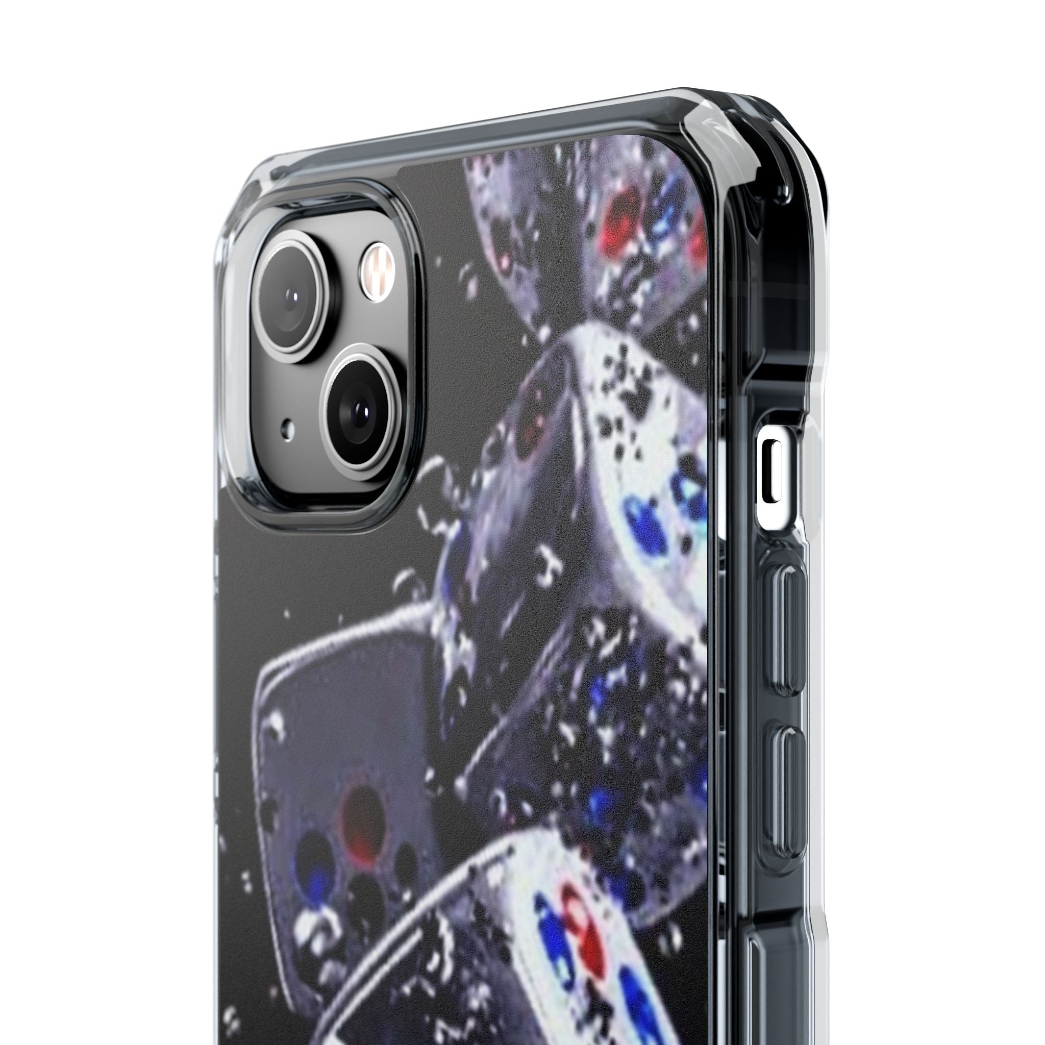 Gravity Drop Dice Clear iPhone Case