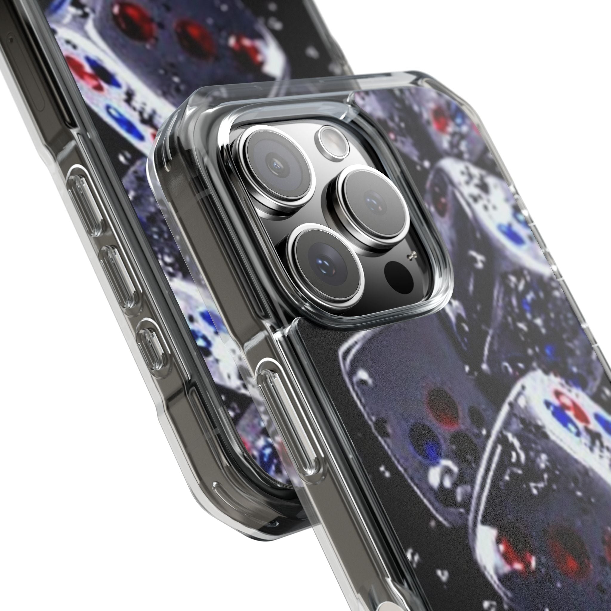 Gravity Drop Dice Clear iPhone Case