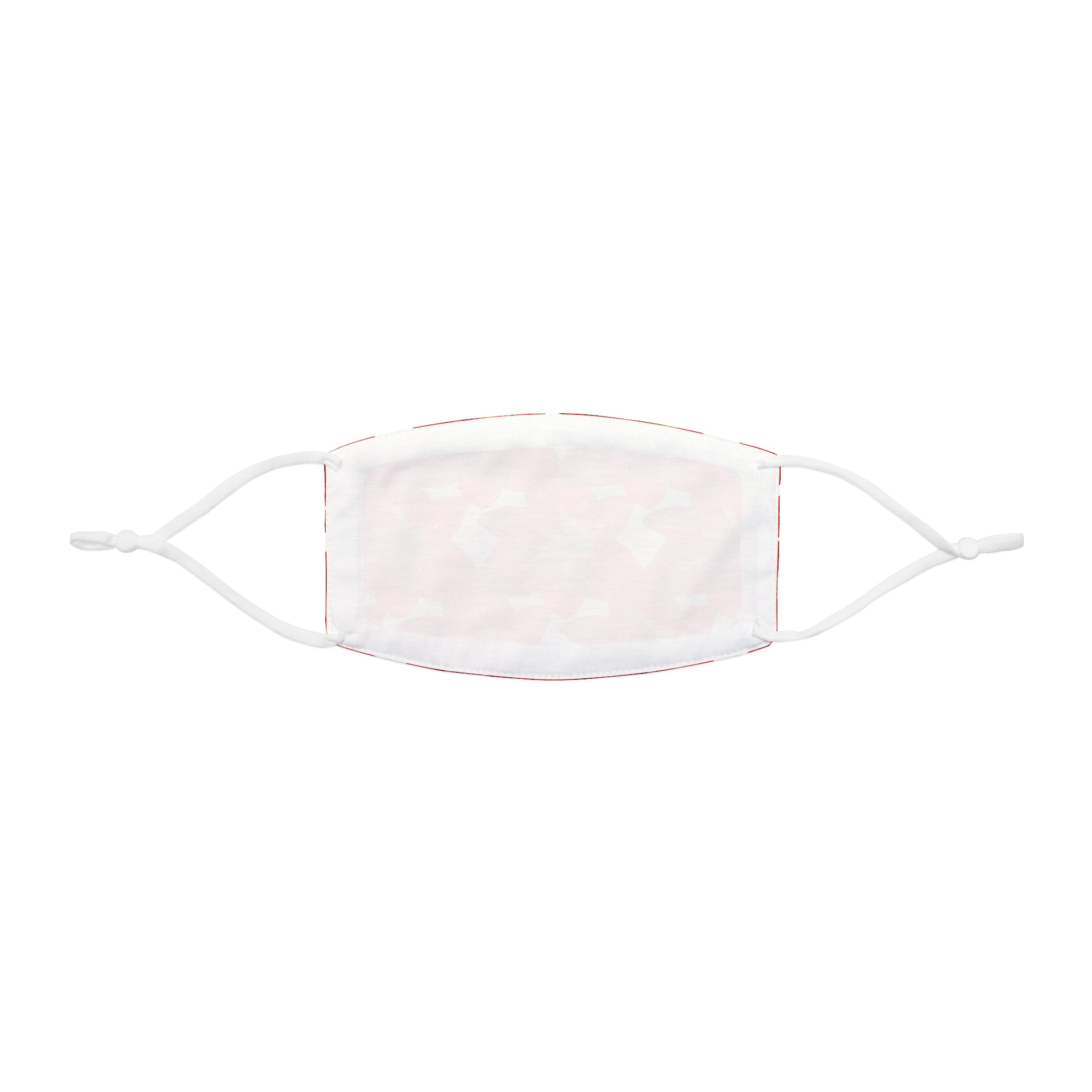 BettUWantIt Garden Escape Collection Face Mask — Adjustable Red Floral Holiday Mask