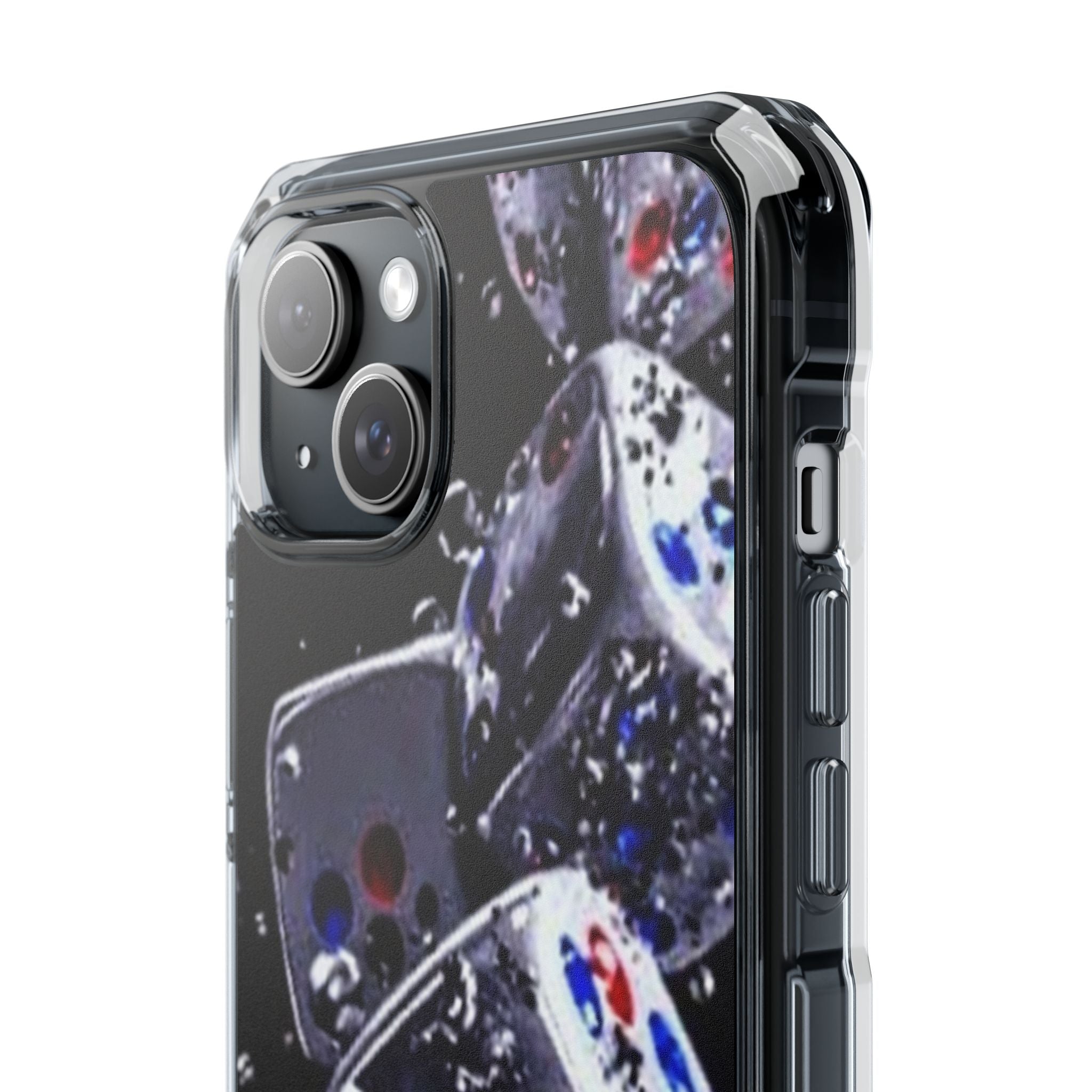 Gravity Drop Dice Clear iPhone Case