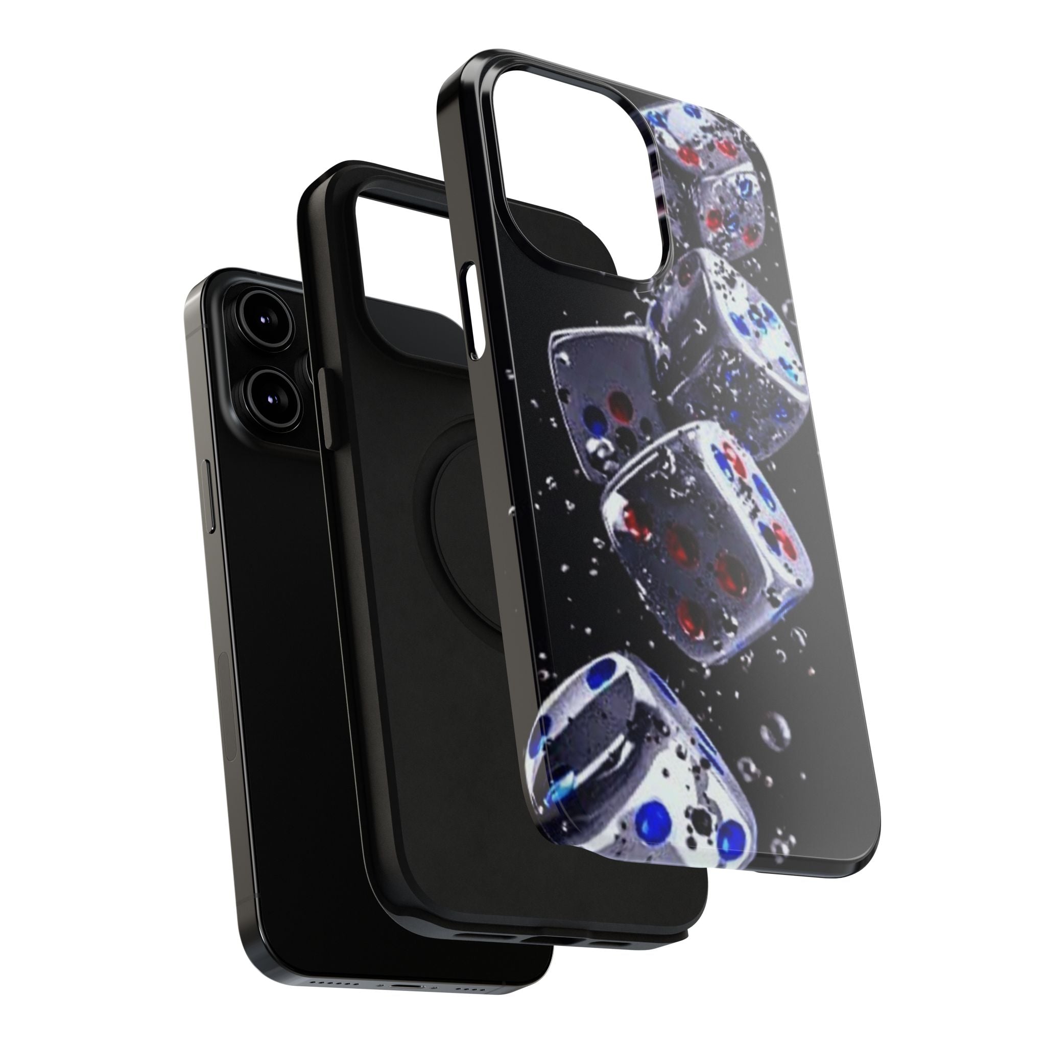 Gravity Drop Dice Collection/Signature Capture Tech Series Impact-Resistant Phone Case