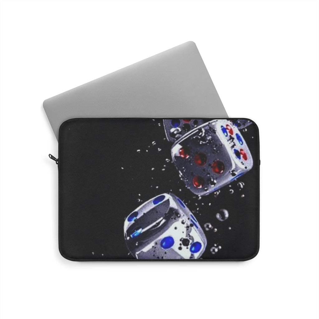Gravity Drop Dice Laptop Sleeve